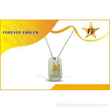 Printed And Laser Engraved Logo Metal Personalised Dog Tags